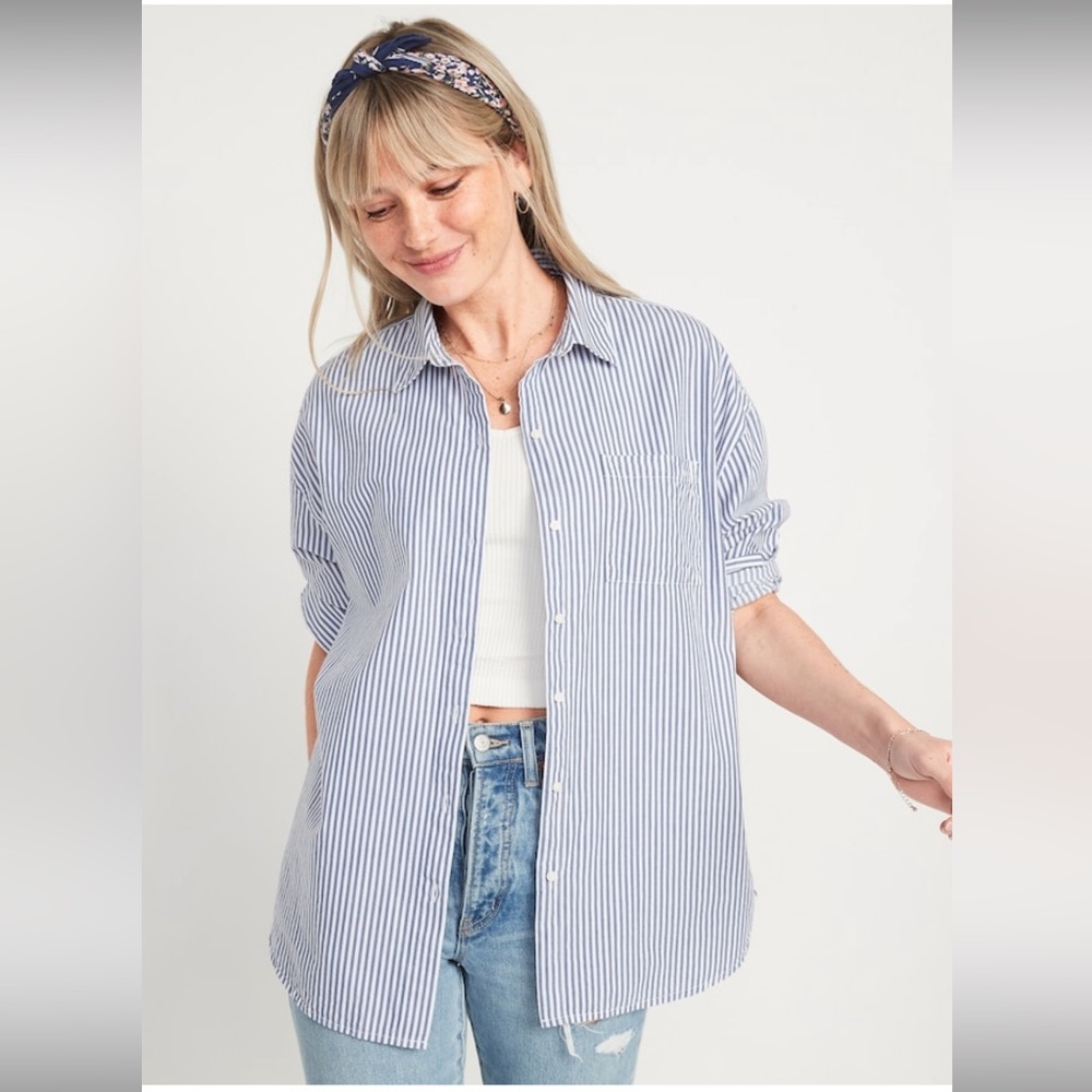 Old Navy Tunic Button up